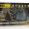 TaskPro A53 Black Nitrile Exam Gloves